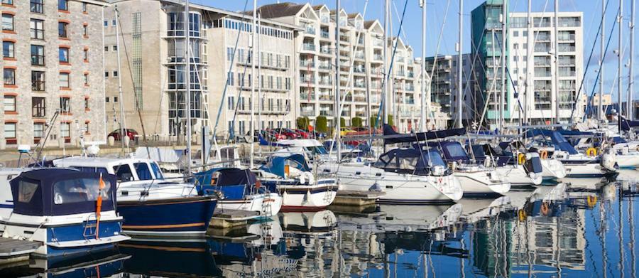 Ocean Crescent Plymouth City Centre Penthouse Level Over 25'S Only Exterior photo